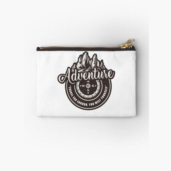 Item preview, Adventure Tagline - TRAVEL FAR ENOUGH, YOU MEET YOURSELF designed and sold by ZafranOnline.