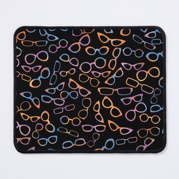 Item preview, Orange And Blue Eyeglasses Pattern designed and sold by Primroaddesigns.