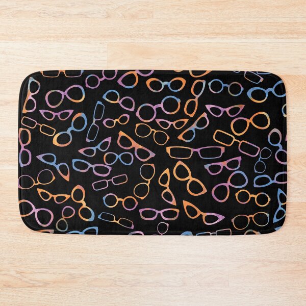 Item preview, Orange And Blue Eyeglasses Pattern designed and sold by Primroaddesigns.