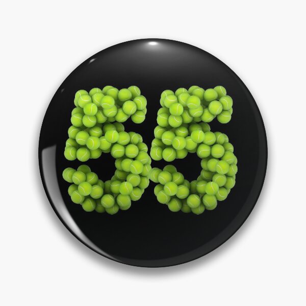 Item preview, Tennis Player Number 55 - Tennis Sports fifty-five Game Set Match 55 designed and sold by elhefe.