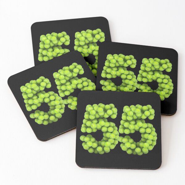 Item preview, Tennis Player Number 55 - Tennis Sports fifty-five Game Set Match 55 designed and sold by elhefe.