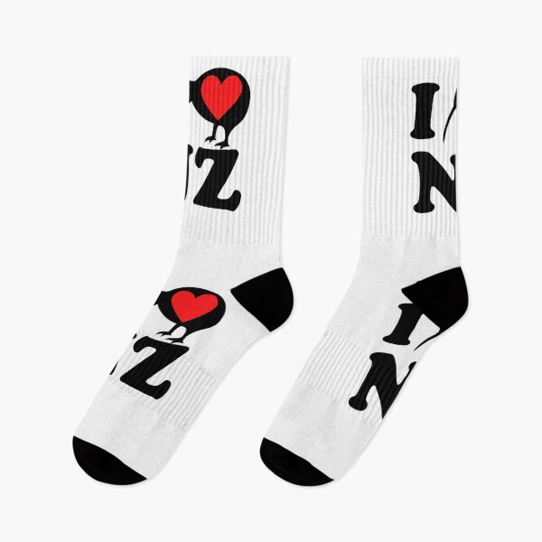 Item preview, I love NZ, Kiwi bird and heart designed and sold by MoveItLoveIt.