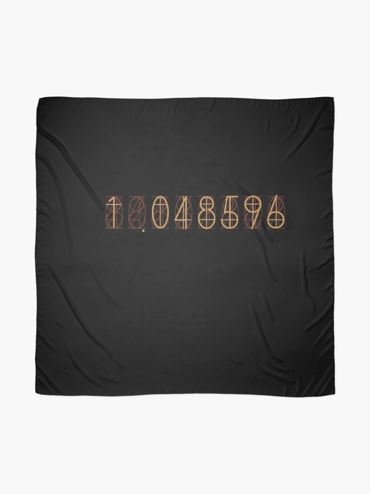 Steins Gate 1 Divergence Ratio Scarf By Itsmedio Redbubble