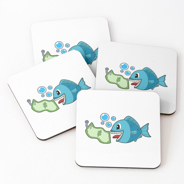Item preview, Angler T-ShirtFish with Bank note  designed and sold by PatuiAsulin.