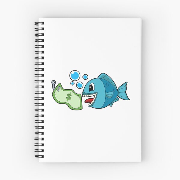 Item preview, Angler T-ShirtFish with Bank note  designed and sold by PatuiAsulin.
