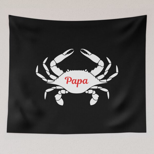 Aperçu de l'œuvre T-shirt CrabePapa Crab créée et vendue par PatuiAsulin.