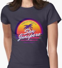 Camiseta entallada para mujer San Junipero Black Mirror Together Forever