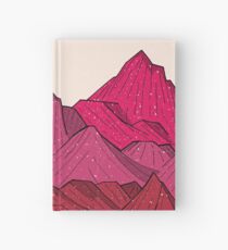 The falling snow and the mountains Hardcover Journal