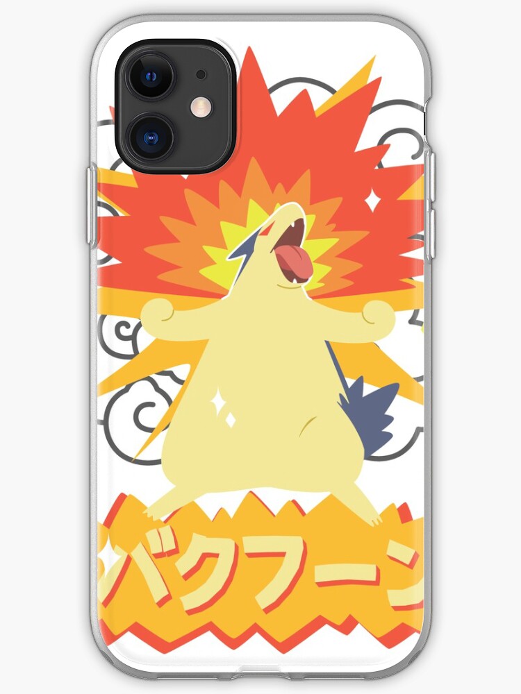 Typhlosion Pokemon Iphone Case Cover By Srwhiteps Redbubble