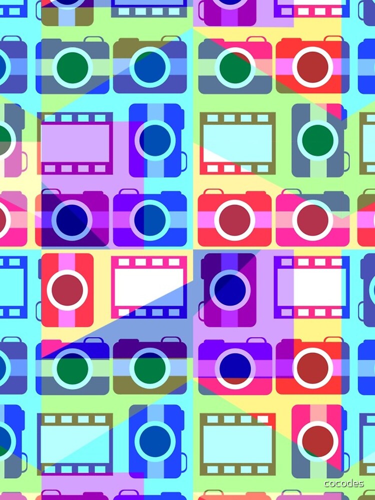 Thumbnail 4 of 4, iPhone Case, Colorful camera pattern II designed and sold by cocodes.