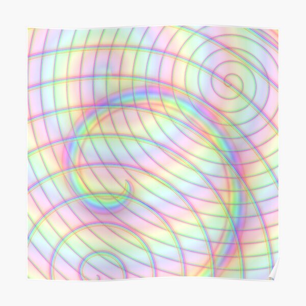 Posters Arco Iris En Colores Pastel Redbubble