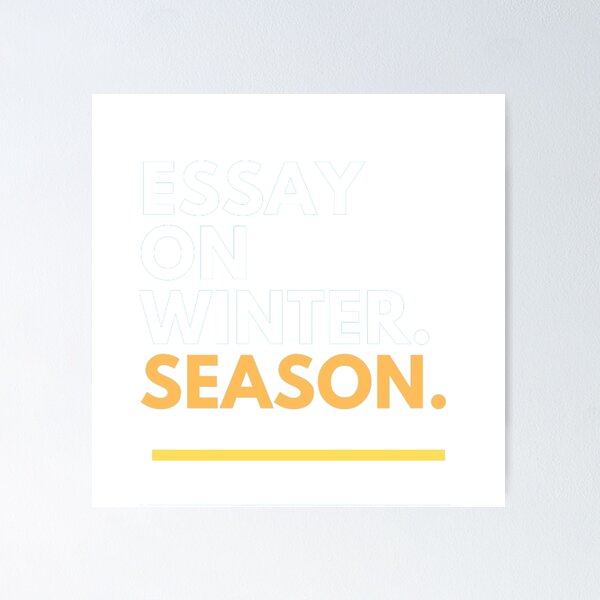 Item preview, Essay on winter season T-shirt designed and sold by ams367.