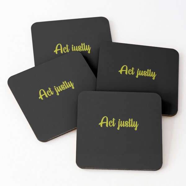 Item preview, Two word quote Act Justly  designed and sold by DopeDesign111.