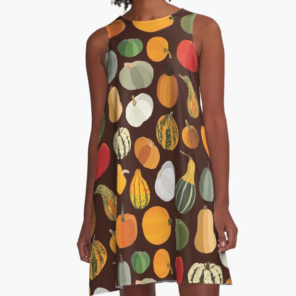 Pumpkins A-Line Dress