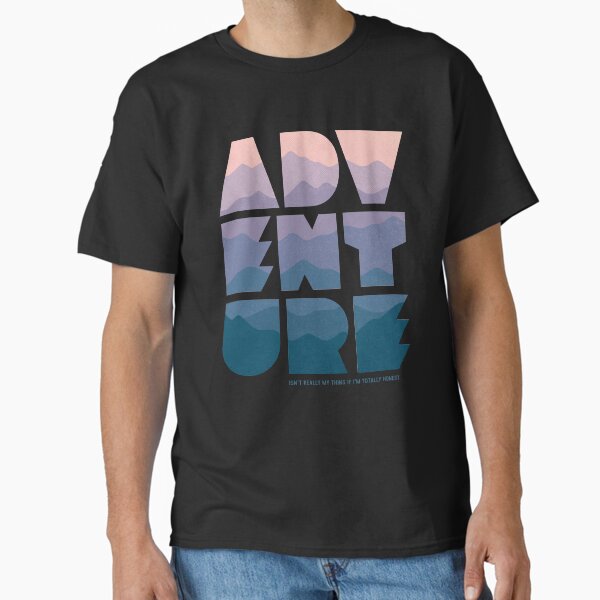 Vista previa del artículo con la obra «Aventura (La verdad es que no es lo mío, si soy totalmente sincero)», diseñado y vendido por thepapercrane.