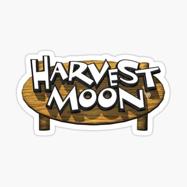 "Harvest Moon Logo Sticker" Sticker for Sale by JAMESPEARS Redbubble