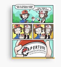 Aperture Pokeballs Canvas Print