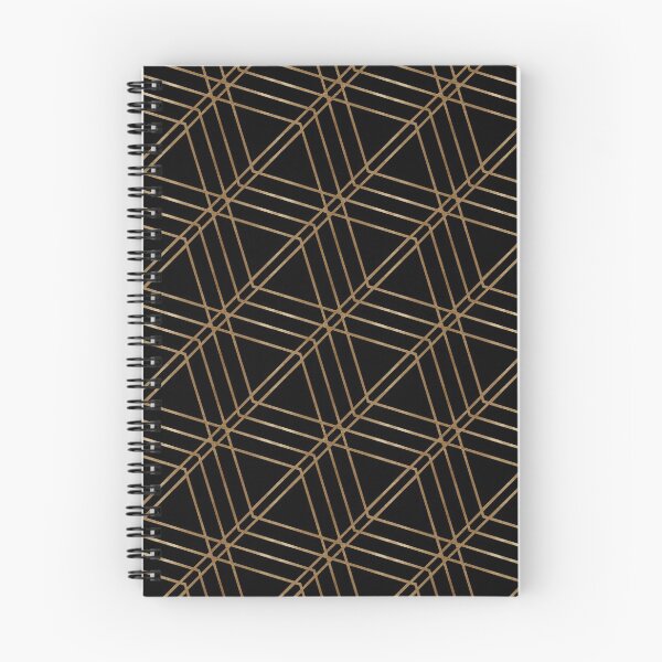 Artikelvorschau, Luxus-Art-Deco-Muster in Schwarz und Gold entworfen und verkauft von Versatill.