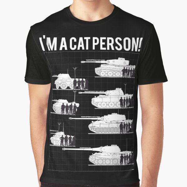 Vista previa del artículo con la obra «¡Me gustan los tanques! 7 gatos de acero alemanes (Soy una persona de gatos)», diseñado y vendido por FAawRay.