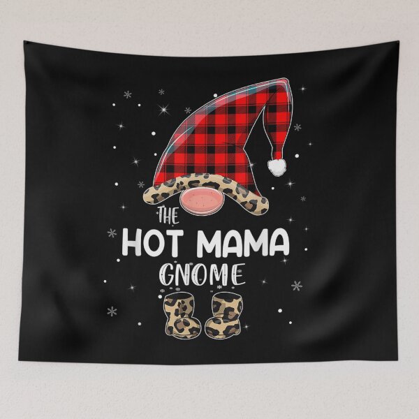 Item preview, Hot Mama Gnome Buffalo Plaid  designed and sold by CarlosSolana.