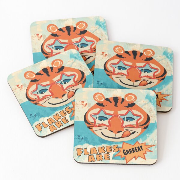 Item preview, RetroFlakesTiger designed and sold by FreshDonuts.