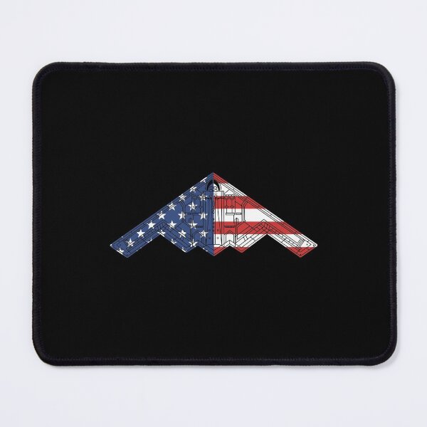 Item preview, B-2 Bomber Stealth Aircraft Schematic American Flag B2 designed and sold by ugustkaris.