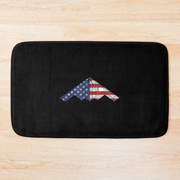 Item preview, B-2 Bomber Stealth Aircraft Schematic American Flag B2 designed and sold by ugustkaris.