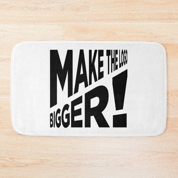 Item preview, Make The Logo Bigger! (V1 - Black) designed and sold by STUDIO-72.