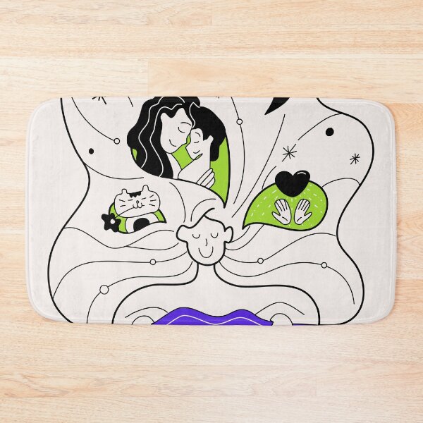 Item preview, Mother Earth Dreaming - Babies, Love, Hair and Cats designed and sold by PosterpartyCo.