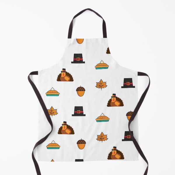 Item preview, Thanksgiving Sticker Pack (fall leaf, pilgrim hat, turkey, acorn, pumpkin pie) - Thanksgiving aesthetic during Autumn designed and sold by CaitU.