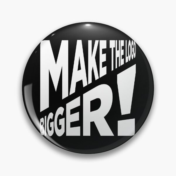 Item preview, Make The Logo Bigger! (V1 - White) designed and sold by STUDIO-72.