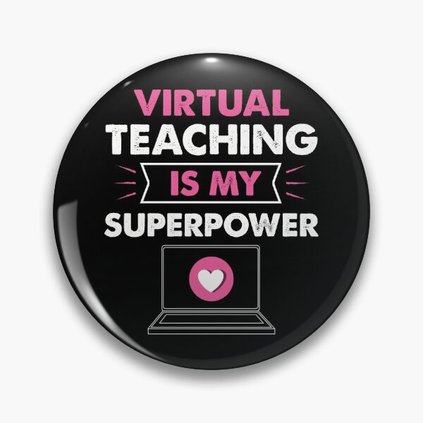 Item preview, Virtual Teaching Is My Superpower designed and sold by AuroraApparel.