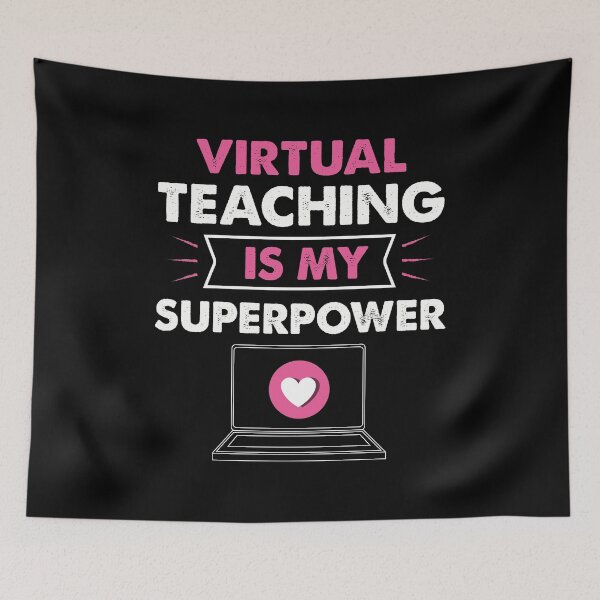 Item preview, Virtual Teaching Is My Superpower designed and sold by AuroraApparel.
