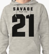21 Savage Jersey (BLACK) Pullover Hoodie
