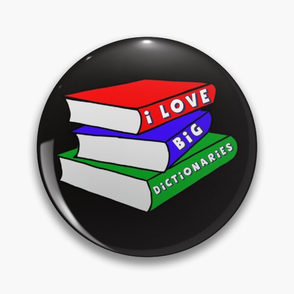 Item preview, I Love Big Dictionaries designed and sold by Knottygirl.