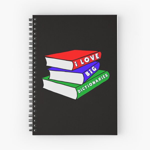 Item preview, I Love Big Dictionaries designed and sold by Knottygirl.