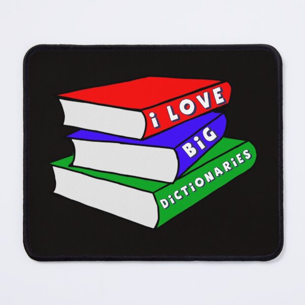 Item preview, I Love Big Dictionaries designed and sold by Knottygirl.