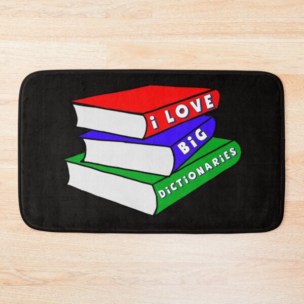 Item preview, I Love Big Dictionaries designed and sold by Knottygirl.
