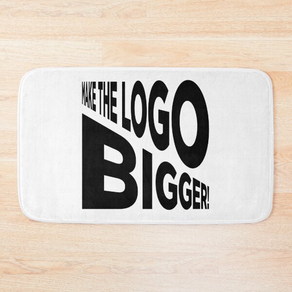 Item preview, Make The Logo Bigger! (V2 - Black) designed and sold by STUDIO-72.