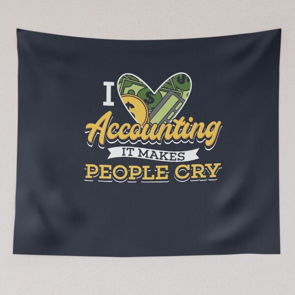 Item preview, Account Receivables I Love Accounting designed and sold by Bricke.