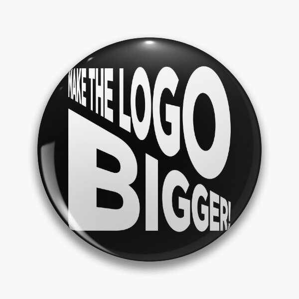 Item preview, Make The Logo Bigger! (V2 - White) designed and sold by STUDIO-72.