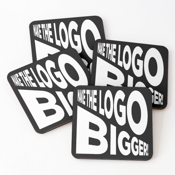 Item preview, Make The Logo Bigger! (V2 - White) designed and sold by STUDIO-72.