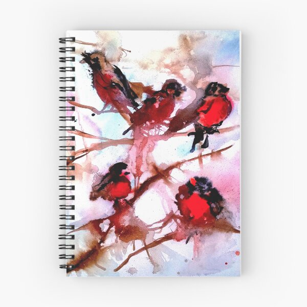 Item preview, Petirrojos en la nieve designed and sold by StudioKaufmann.