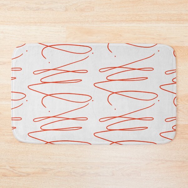 Item preview, Red brush doodles, grunge lines and dots. Doodling on white surface texture background designed and sold by Giree07.