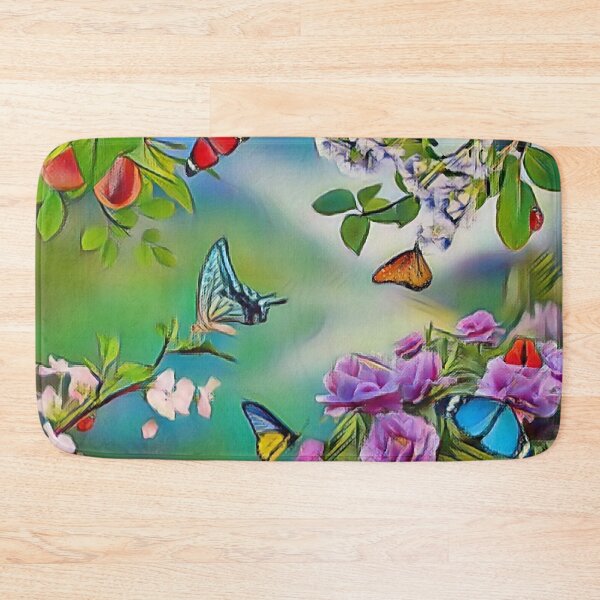 Item preview, In the garden on a branch of the butterfly flower style of Sukiyaki Ukiyoe designed and sold by Anaconda23.
