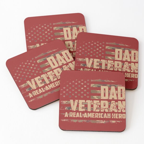Item preview, Mens Dad A Real American Hero Veteran Father's Day designed and sold by LouveniaClay.