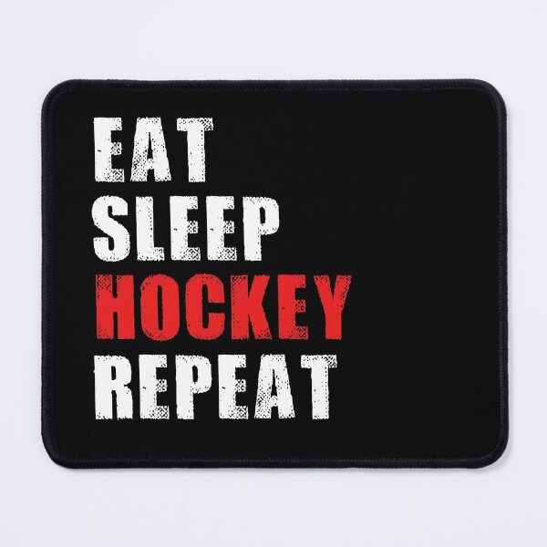 Item preview, Eat Sleep Hockey Repeat Ice Hockey designed and sold by TranscendFlow.