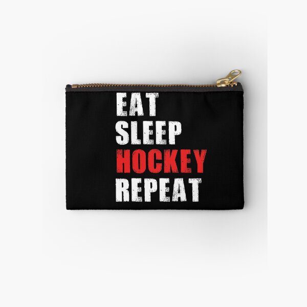 Artikelvorschau, Eat Sleep Hockey Wiederhole Eishockey entworfen und verkauft von TranscendFlow.