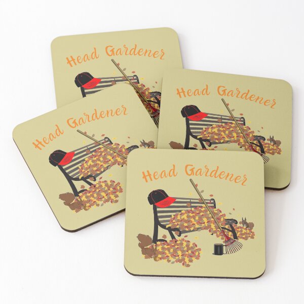Item preview, Head Gardener with autumn leaves designed and sold by DAscroft.
