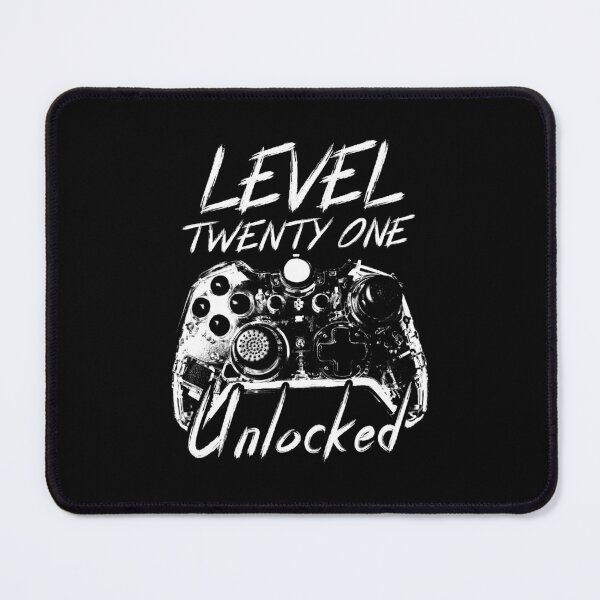 Item preview, 21 Years Old Level 21 Unlocked 21st Gamer Birthday designed and sold by TranscendFlow.